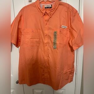 Magellan Outdoors Peach Casual Button Down Shirt